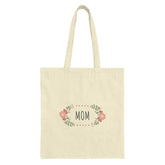 Mom Floral Tote Bag, Gift for Mom, Mothers Day Gift, Mom Birthday Gift, Everyday Tote, Shopping Bag, Reusable Grocery Bag - Tawshia